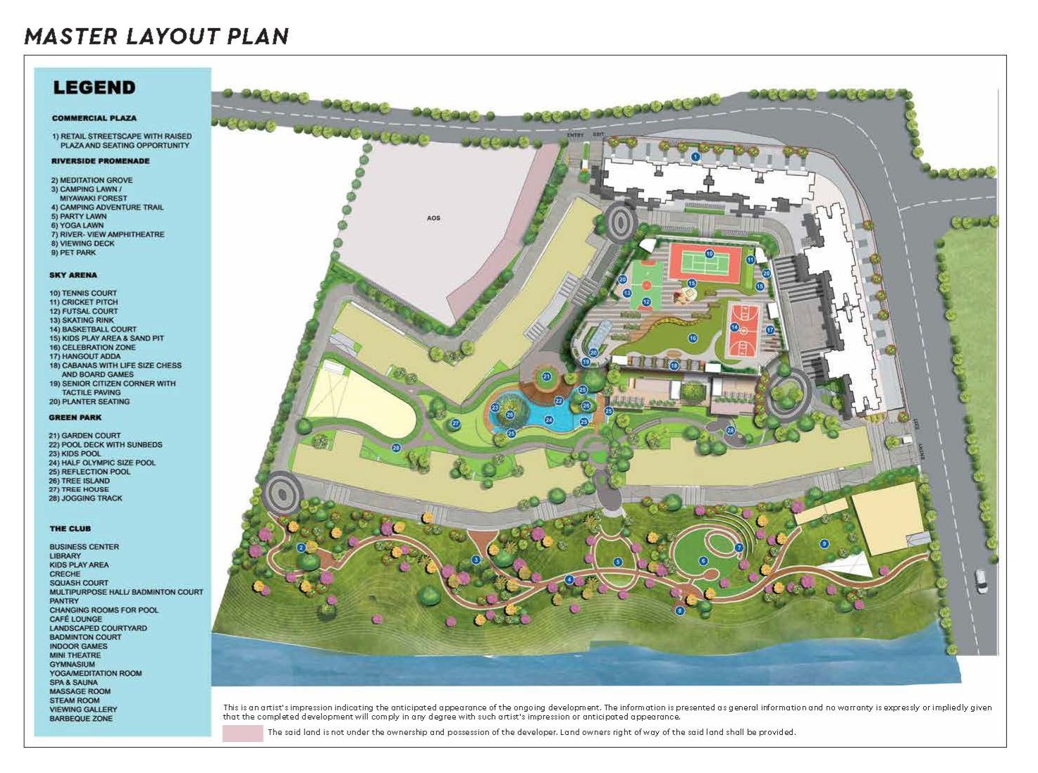 Godrej Riviera master plan