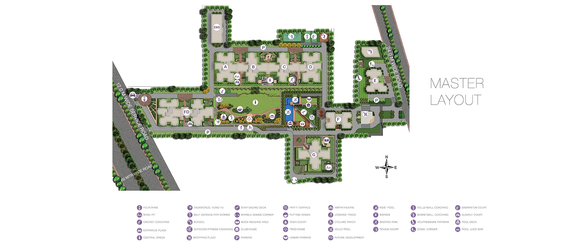 Godrej 101 master plan