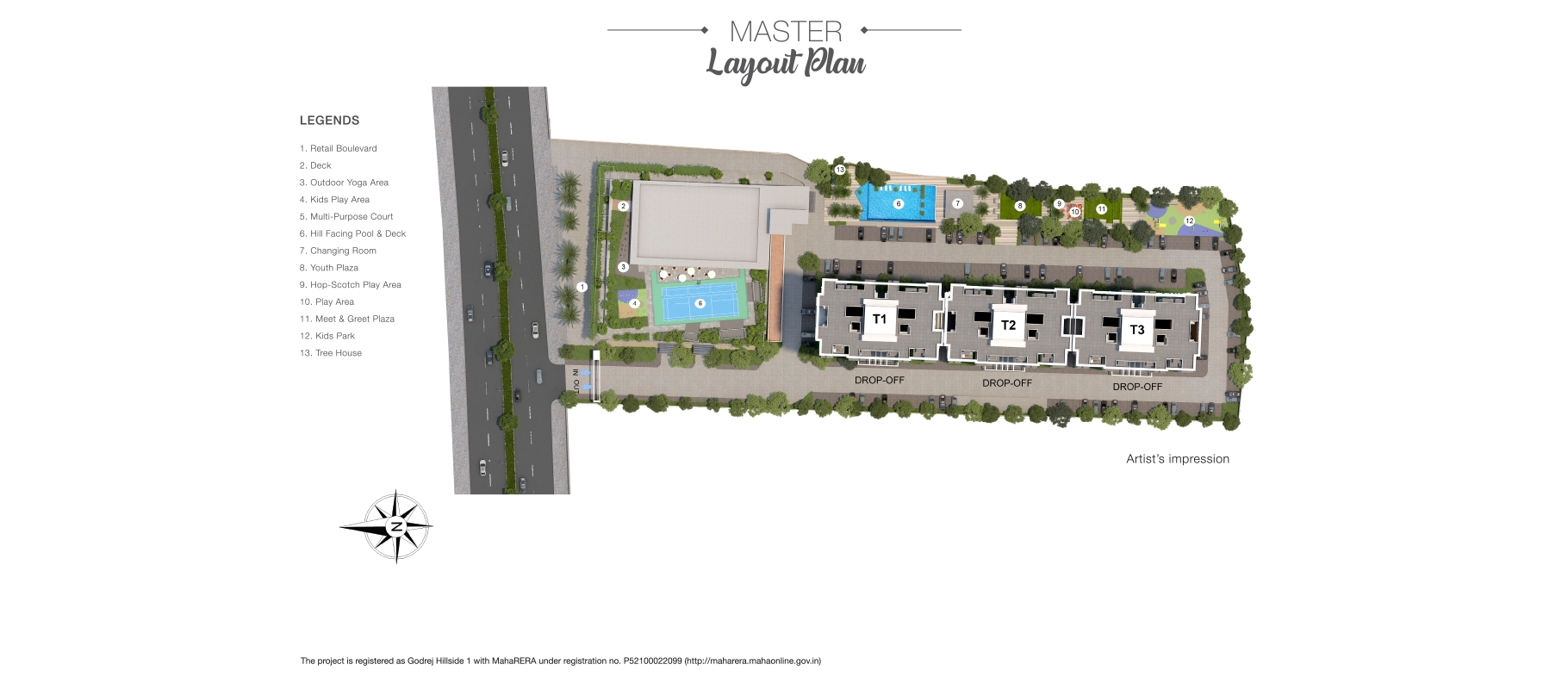 Godrej Hillside master plan