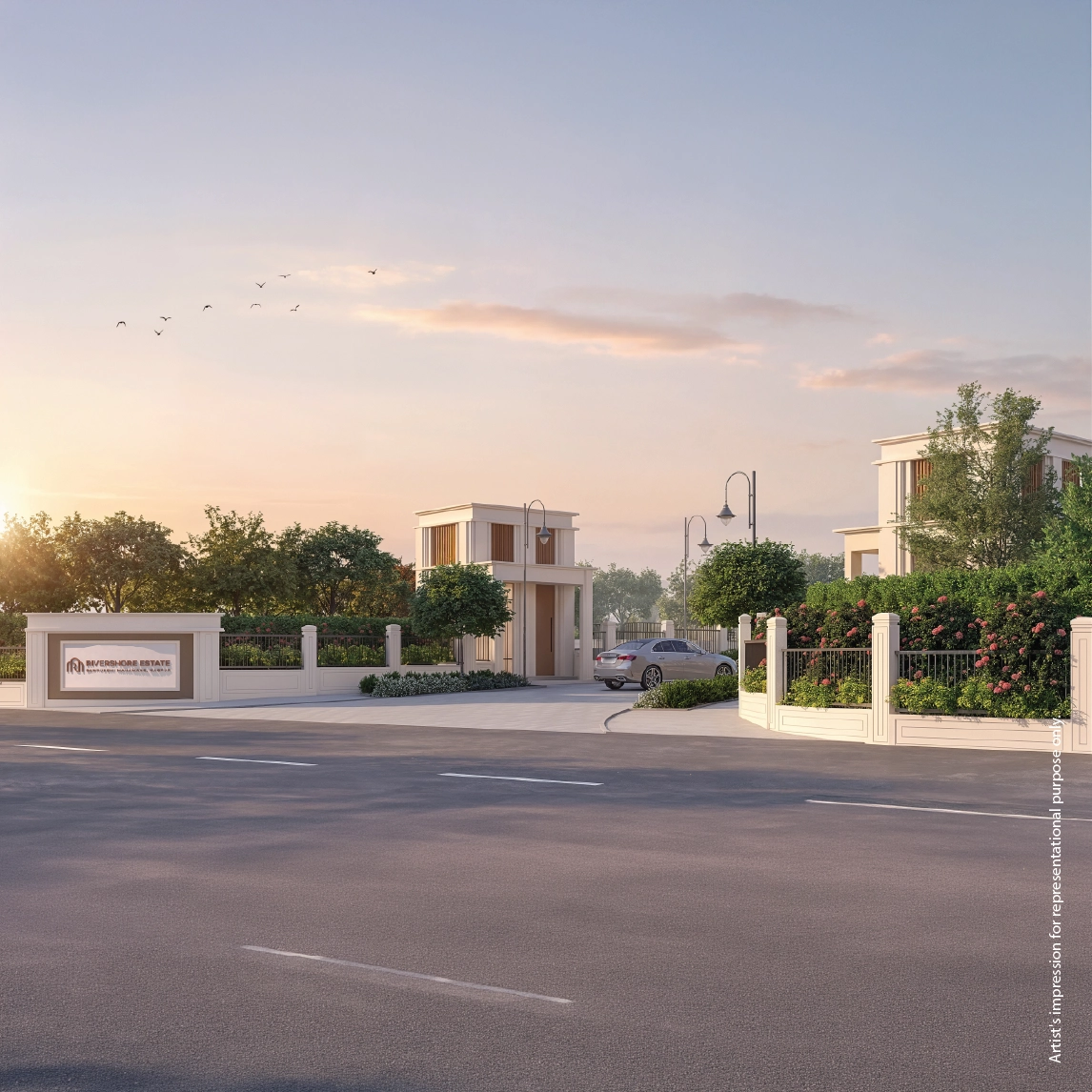 Rivershore Estate, artist's impression
