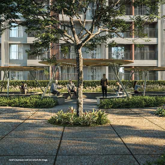 Godrej Evergreen Square, Garden Sitting Area