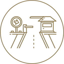 12m Wide Entrance Road