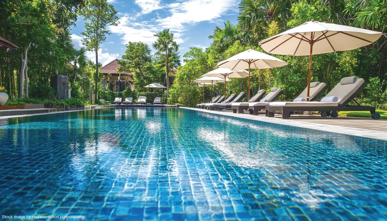 Evora Estate, Mediterranean-Style Swimming Pool with Kids' Pool