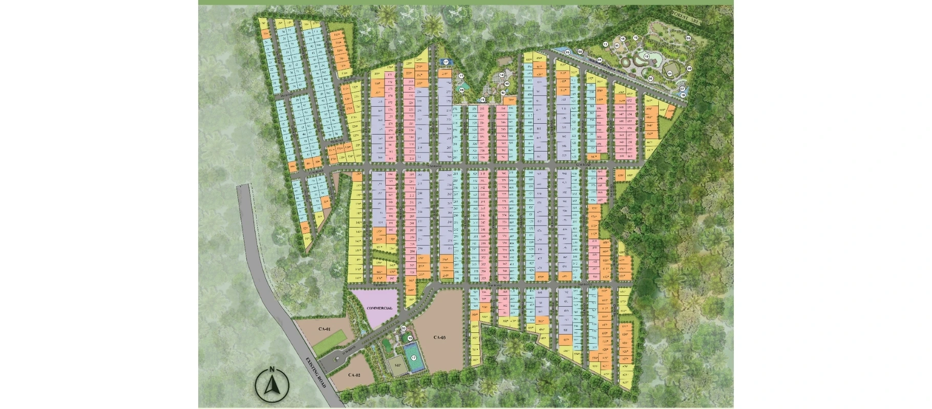 Aravya Estate master plan