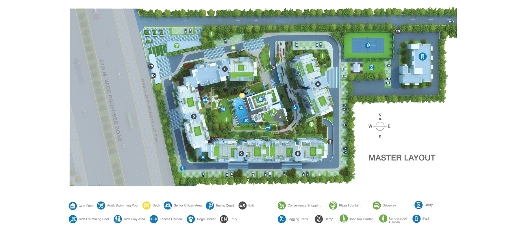 Godrej Oasis master plan