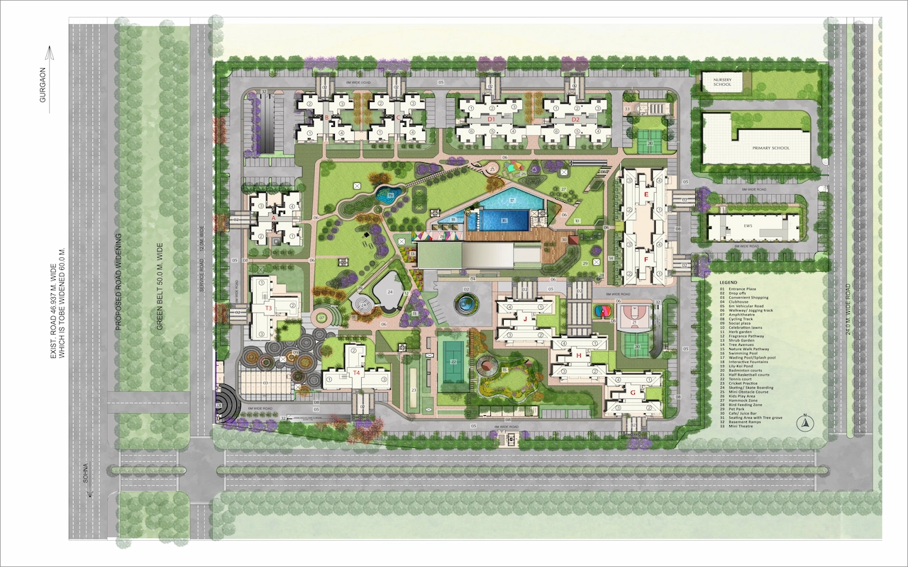 Godrej Nature Plus master plan