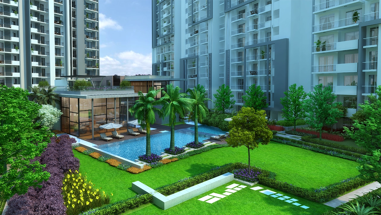 Godrej Oasis Landscape to Club