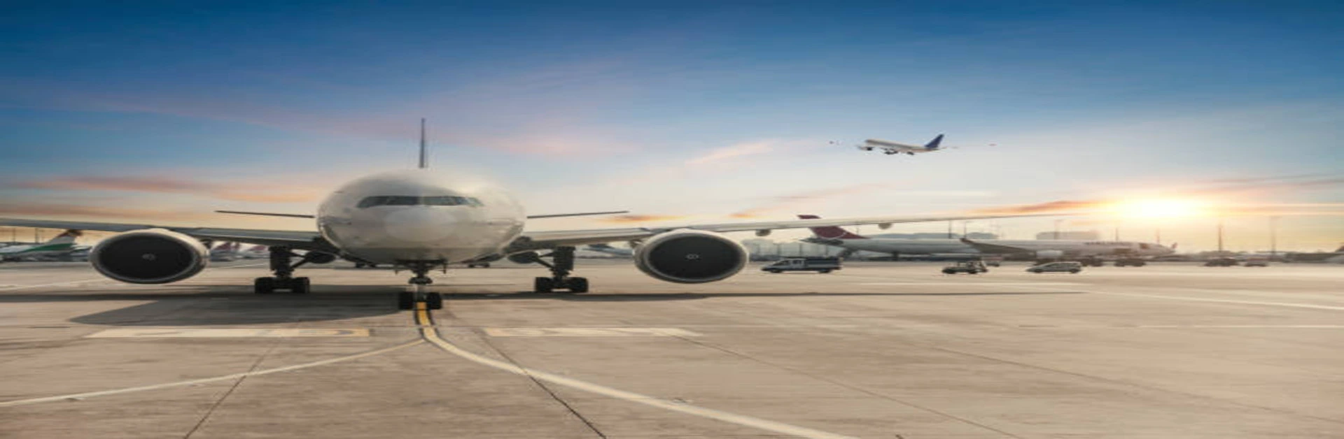 Front View of an Airplane
