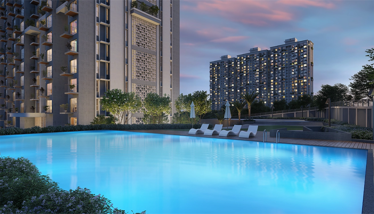 Godrej Greens Swimming pool