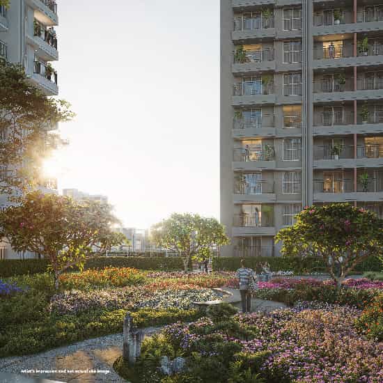 Godrej Evergreen Square, Flower Garden