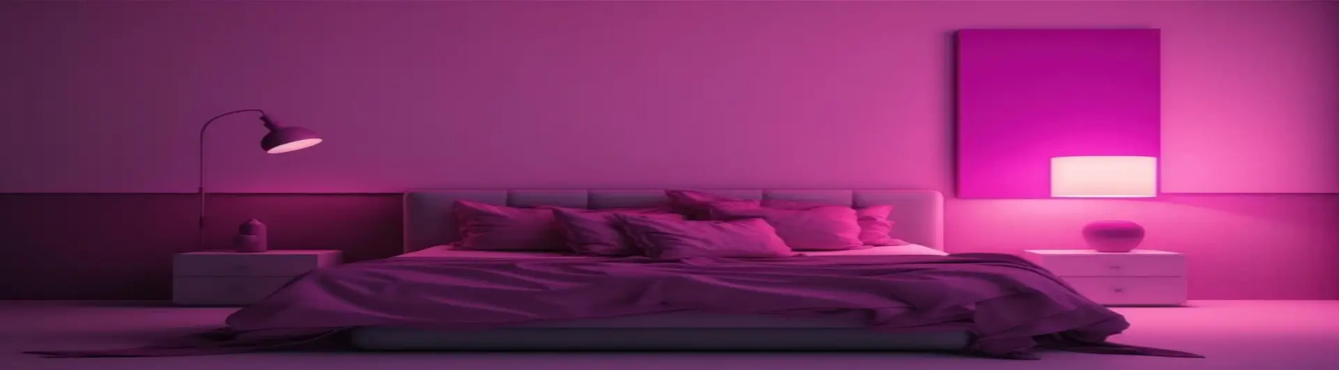 Bedroom purple wall color combinations