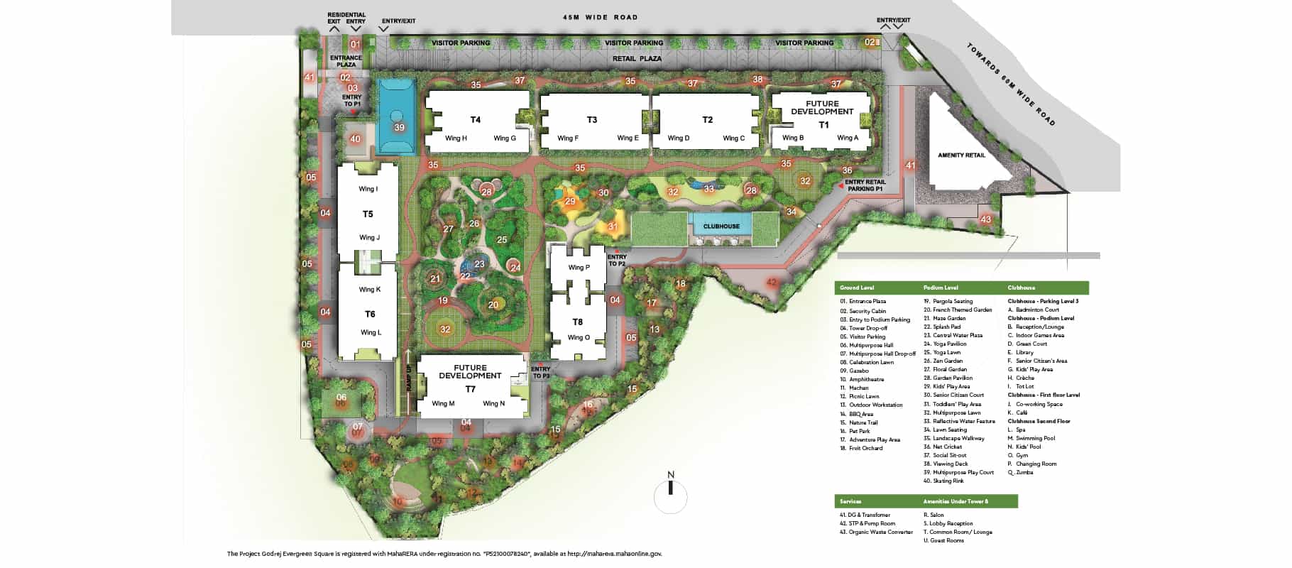 Godrej Evergreen Square master plan