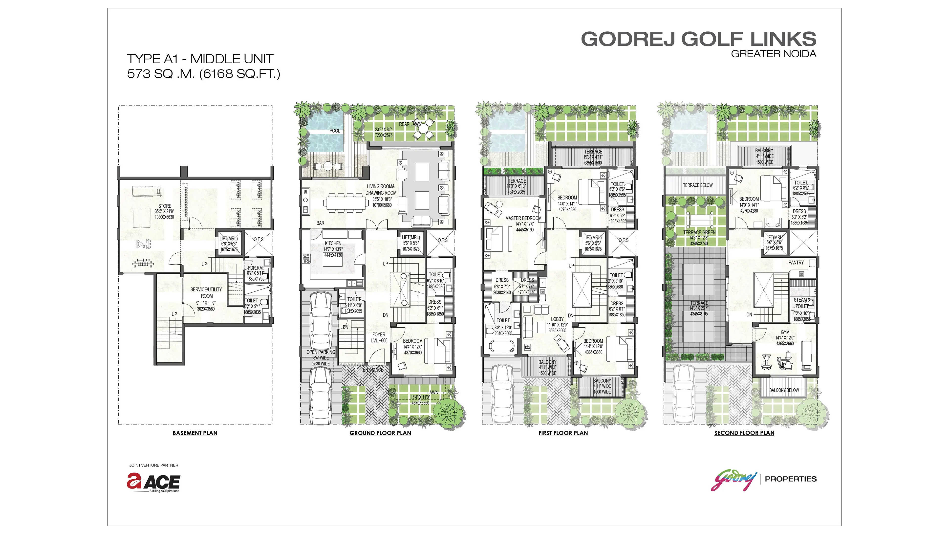 Godrej Golf Links Tower Plan floor plan