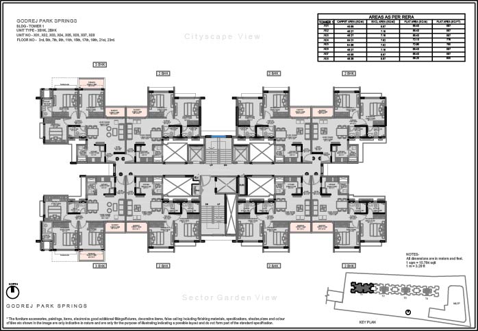 Godrej Park Springs Tower Plan floor plan