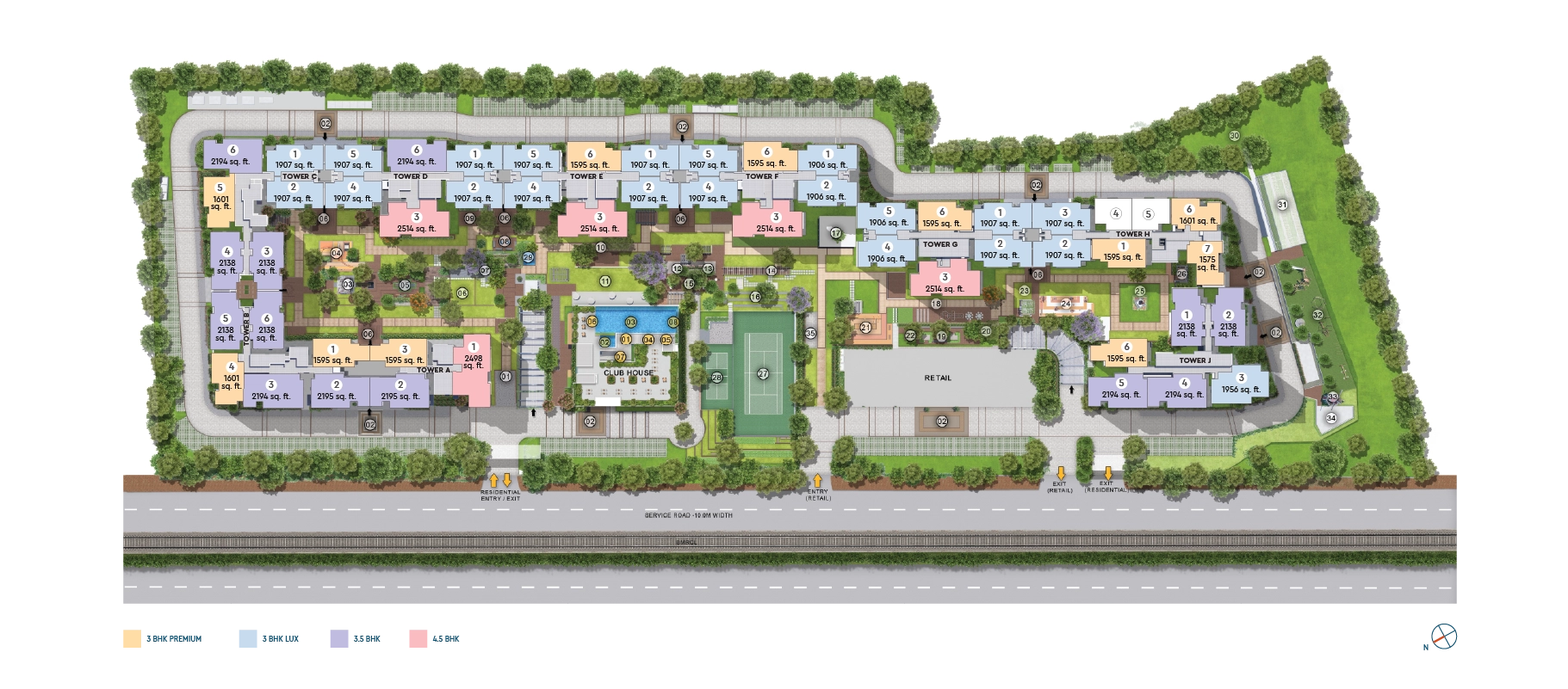 Godrej Aveline master plan