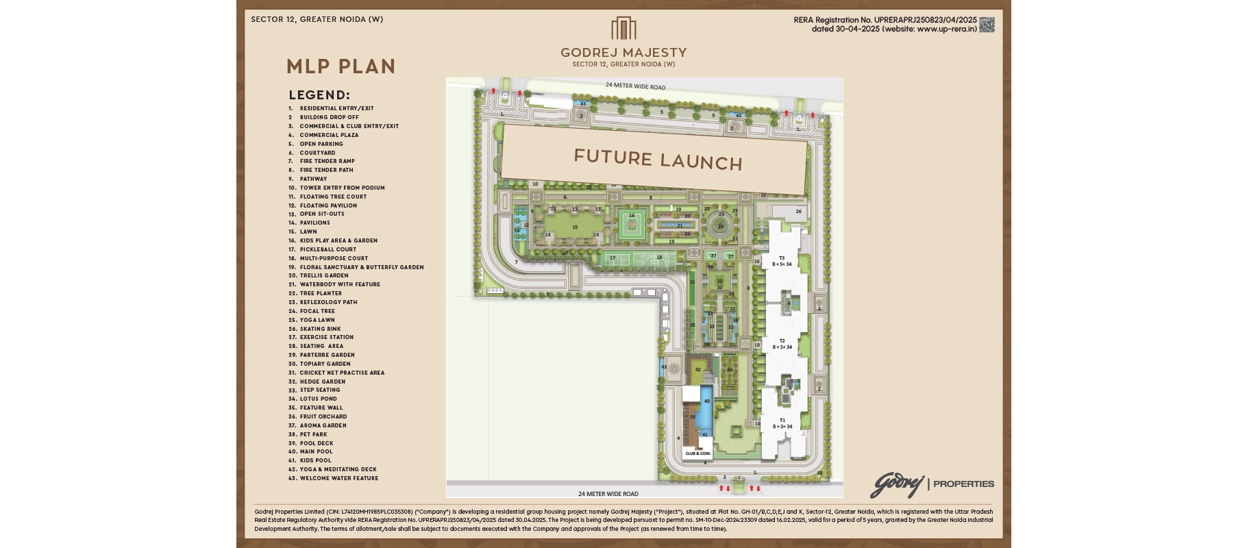 Godrej Majesty master plan