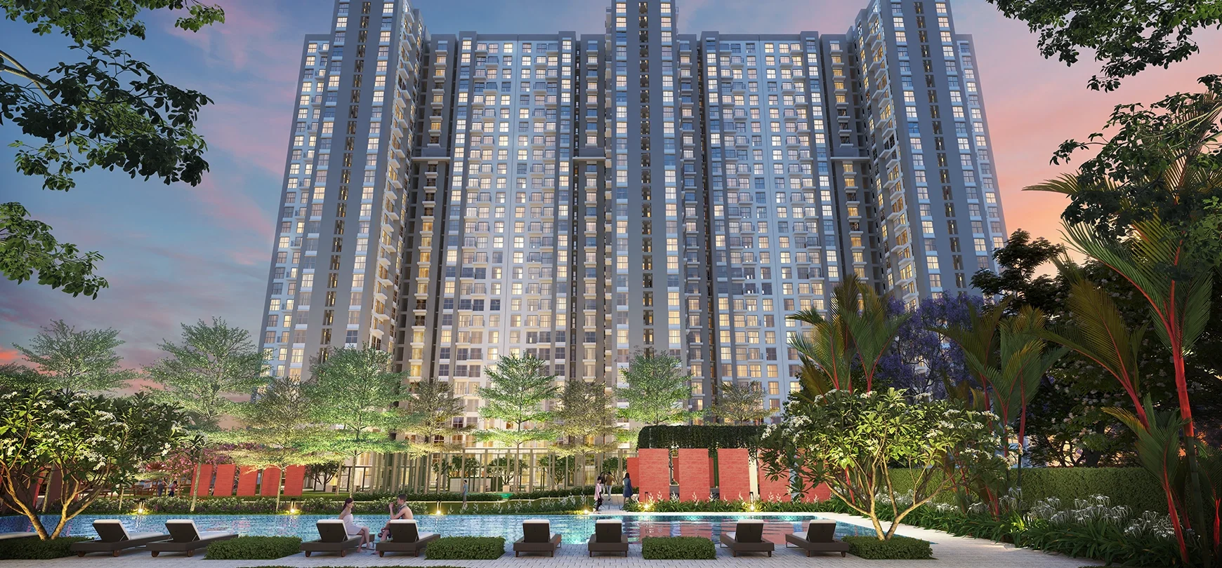 Godrej Ananda, artist's impression