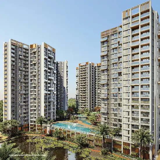 Godrej Blue, DAY VIEW ELEVATION