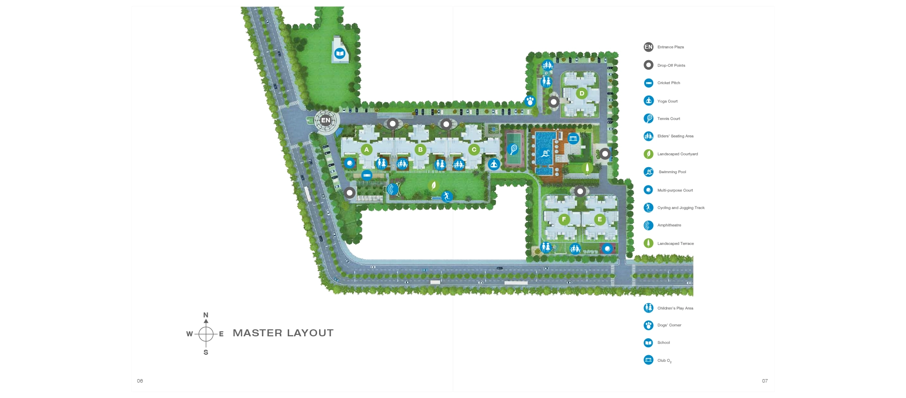 Godrej Aria master plan