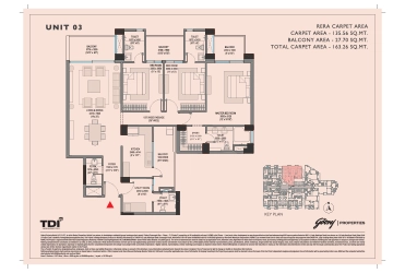 Godrej Connaught One 1 BHK floor plan