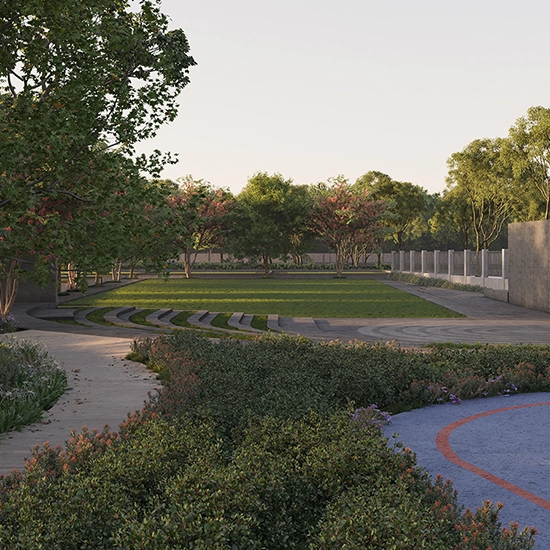 Godrej Eden Estate, Shrub Garden - Godrej Eden Estate Phase 1