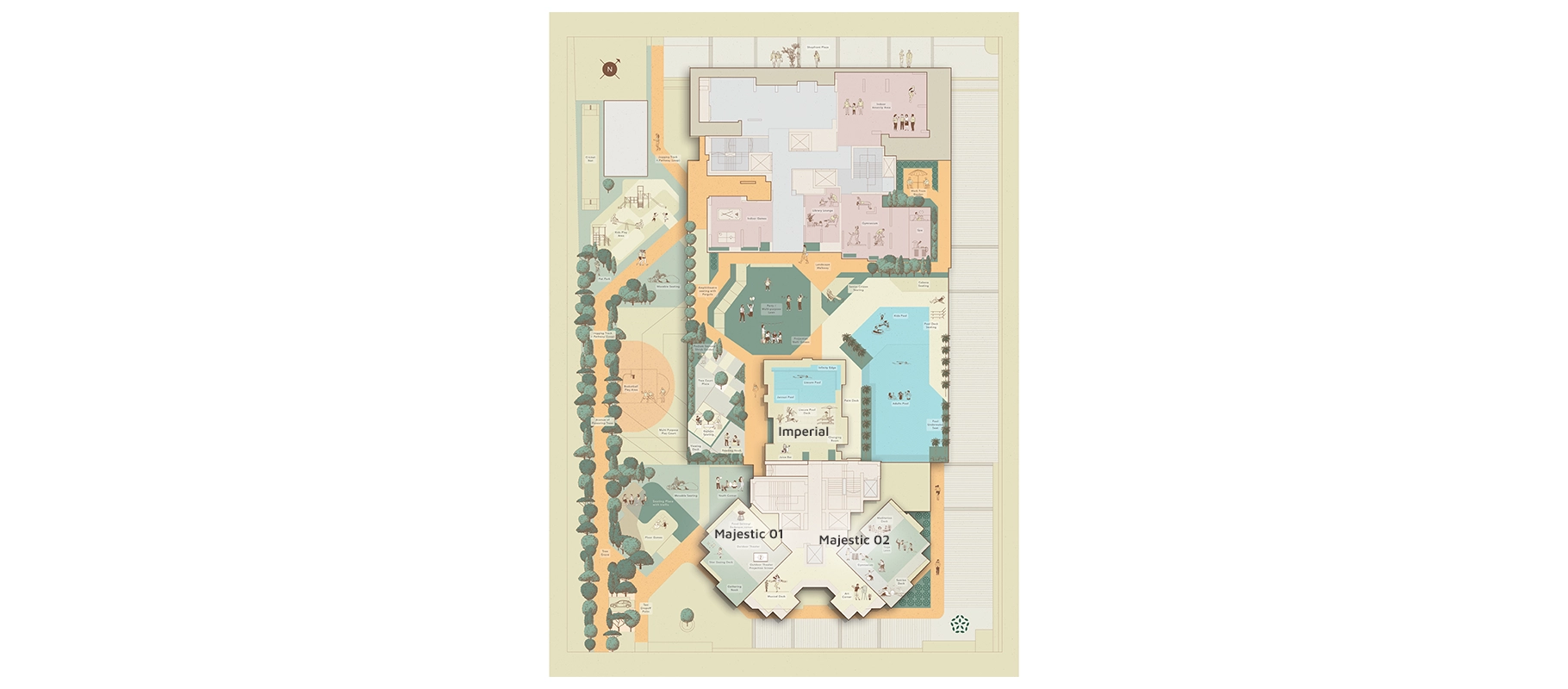 Godrej Five Gardens master plan