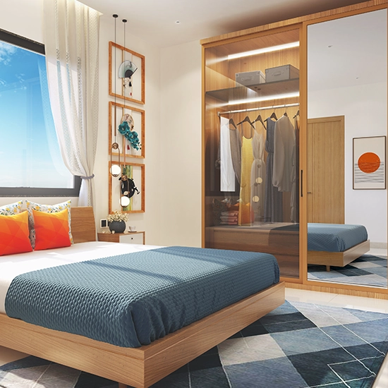 Celeste at Godrej Garden City, Master Bedroom