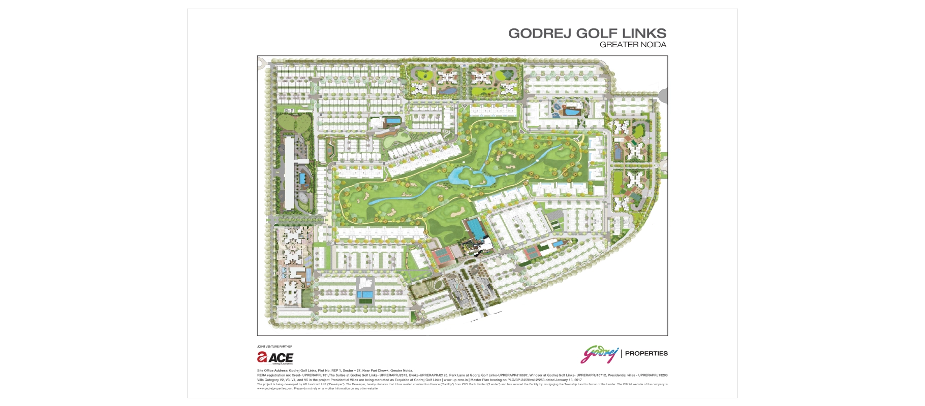 Godrej Golf Links master plan