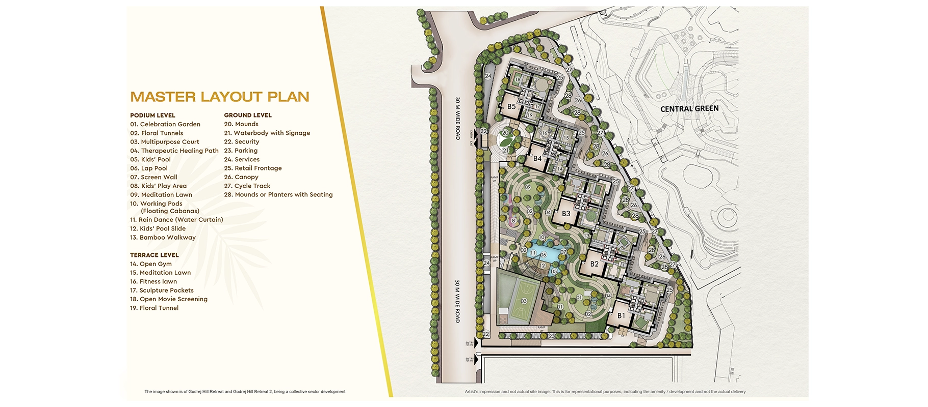 SkyAvenue Godrej Hill Retreat 2 master plan