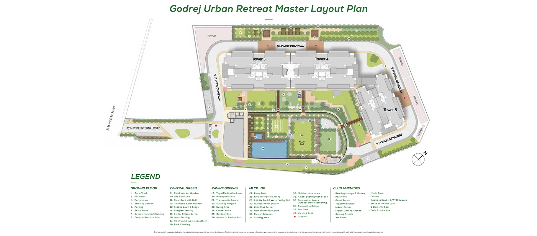 Godrej Urban Retreat master plan