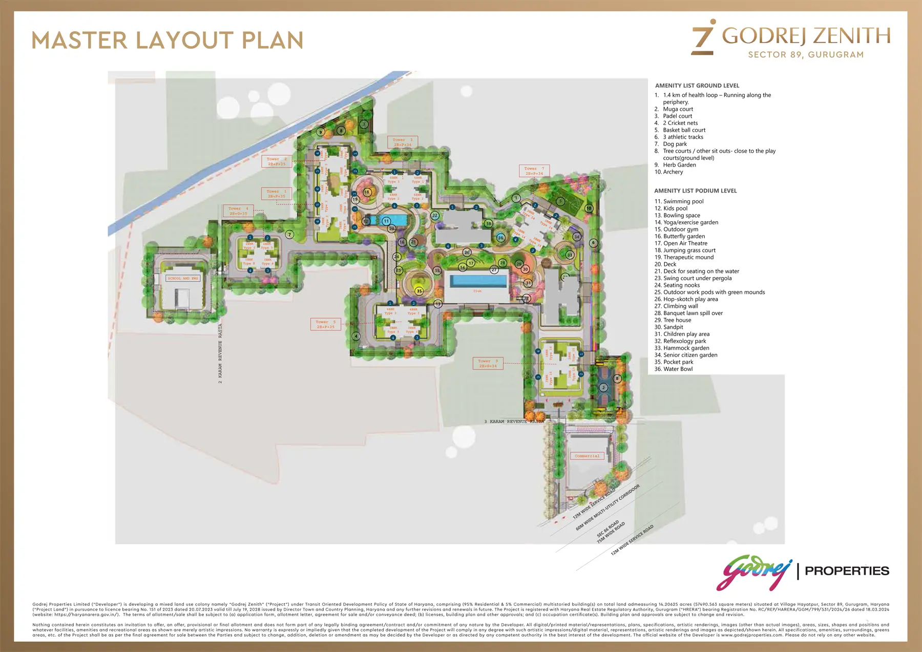 Godrej Zenith master plan