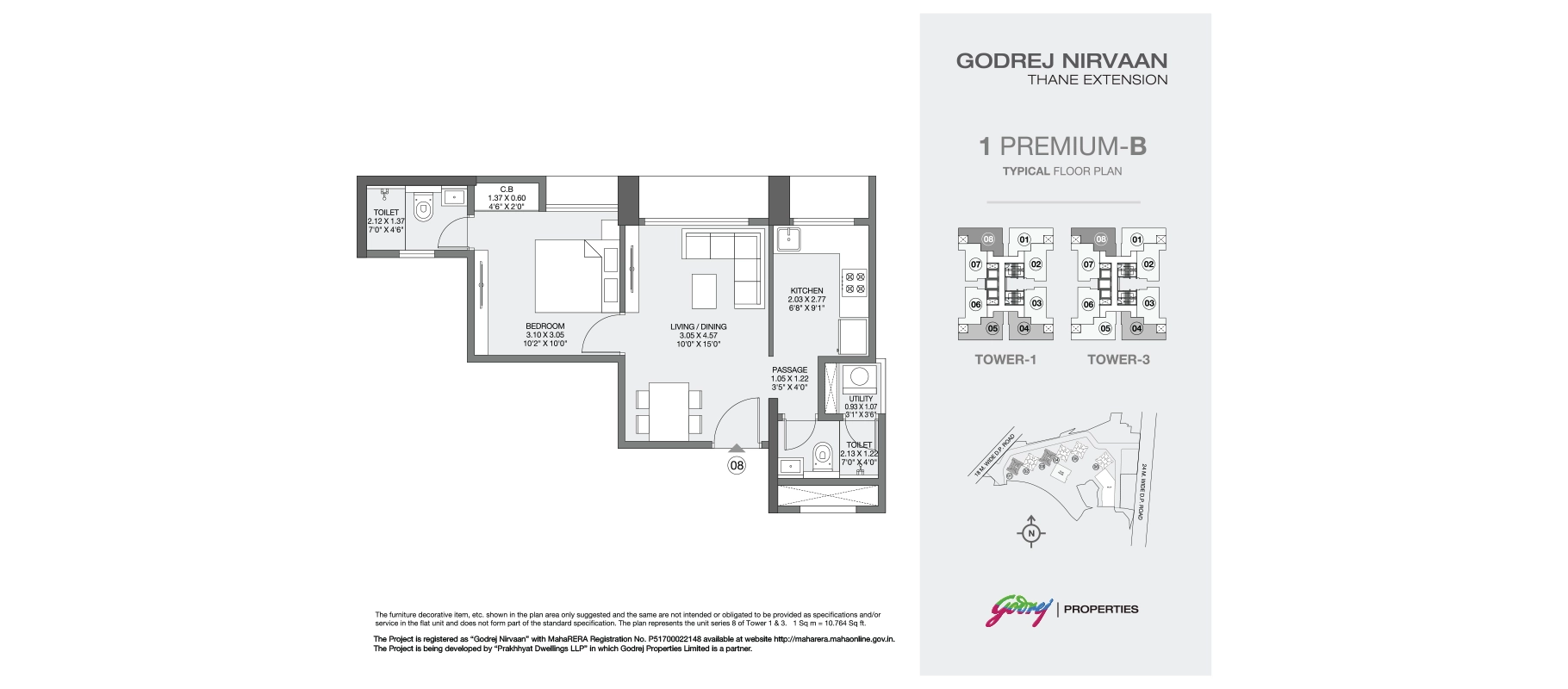 Godrej Nirvaan Unit Plan floor plan