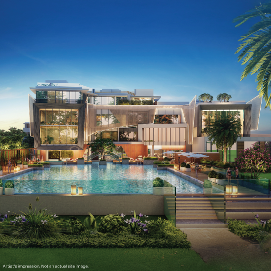 Crown Residences at Godrej Golf Links, artist's impression
