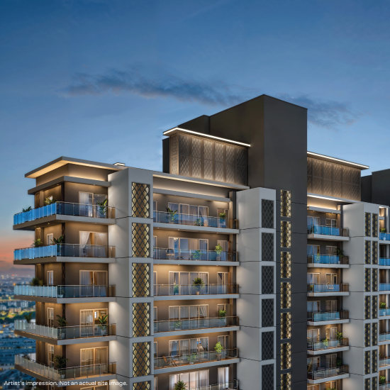 Crown Residences at Godrej Golf Links, artist's impression