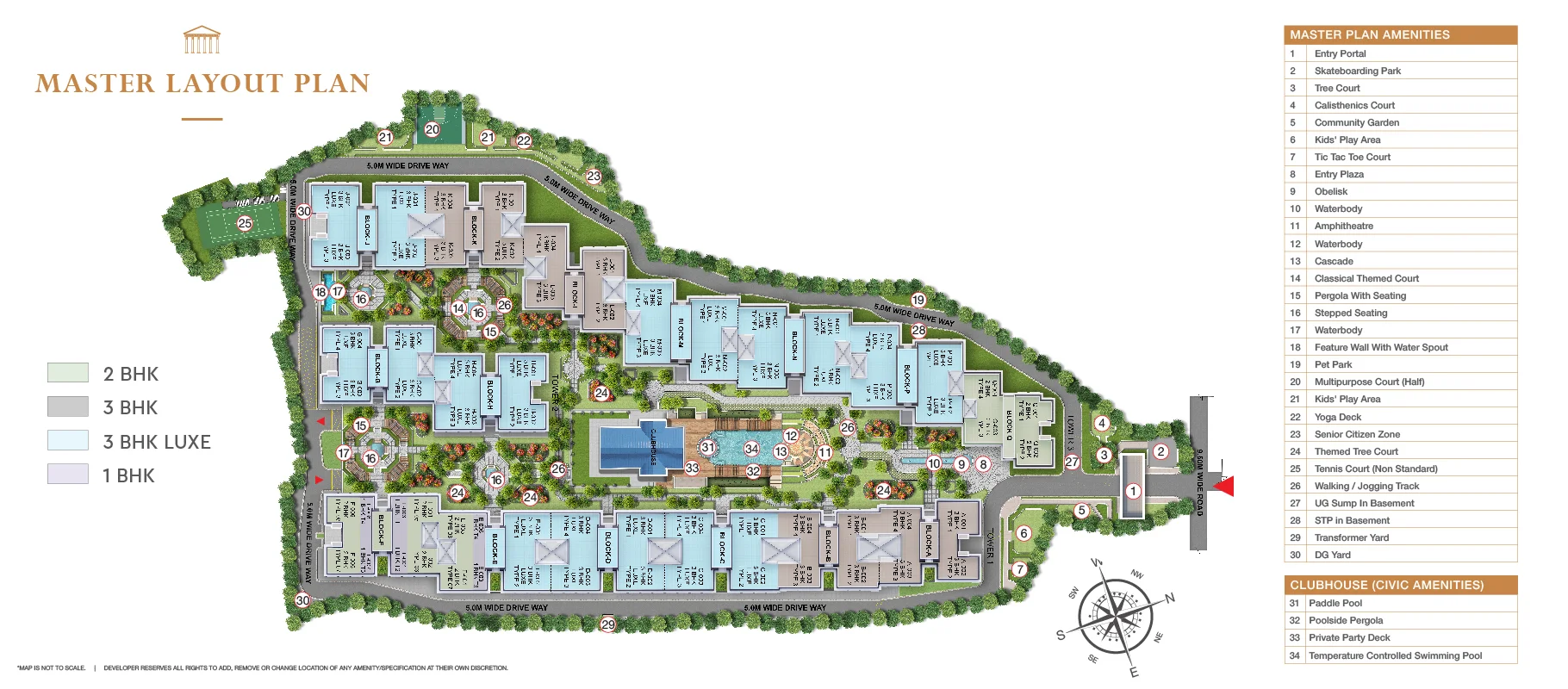 Godrej Athena master plan