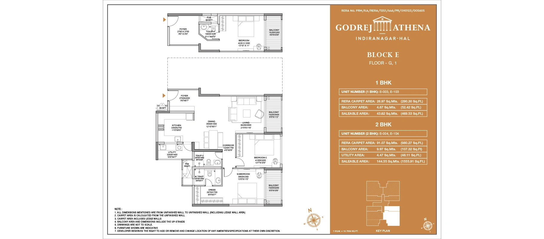 Godrej Athena Unit Plan floor plan
