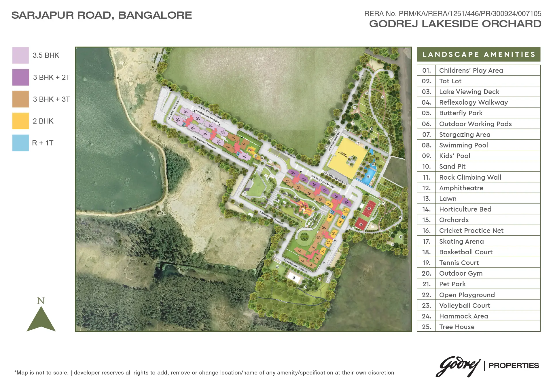 Godrej Lakeside Orchard master plan