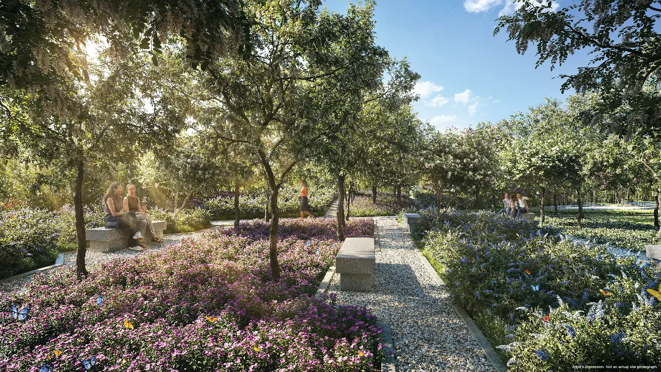 Godrej Lakeside Orchard, Butterfly Garden