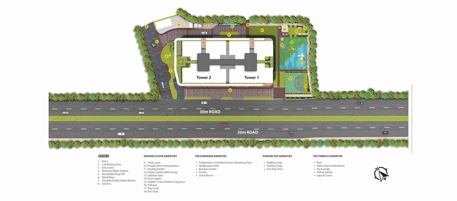 Godrej River Crest master plan