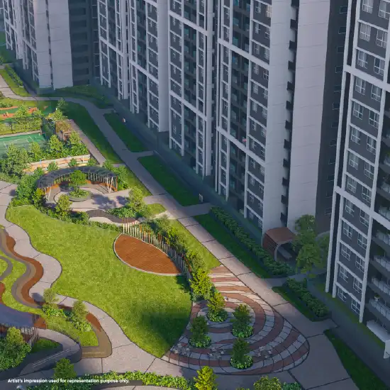 Godrej Ivara, Landscape Amenities View