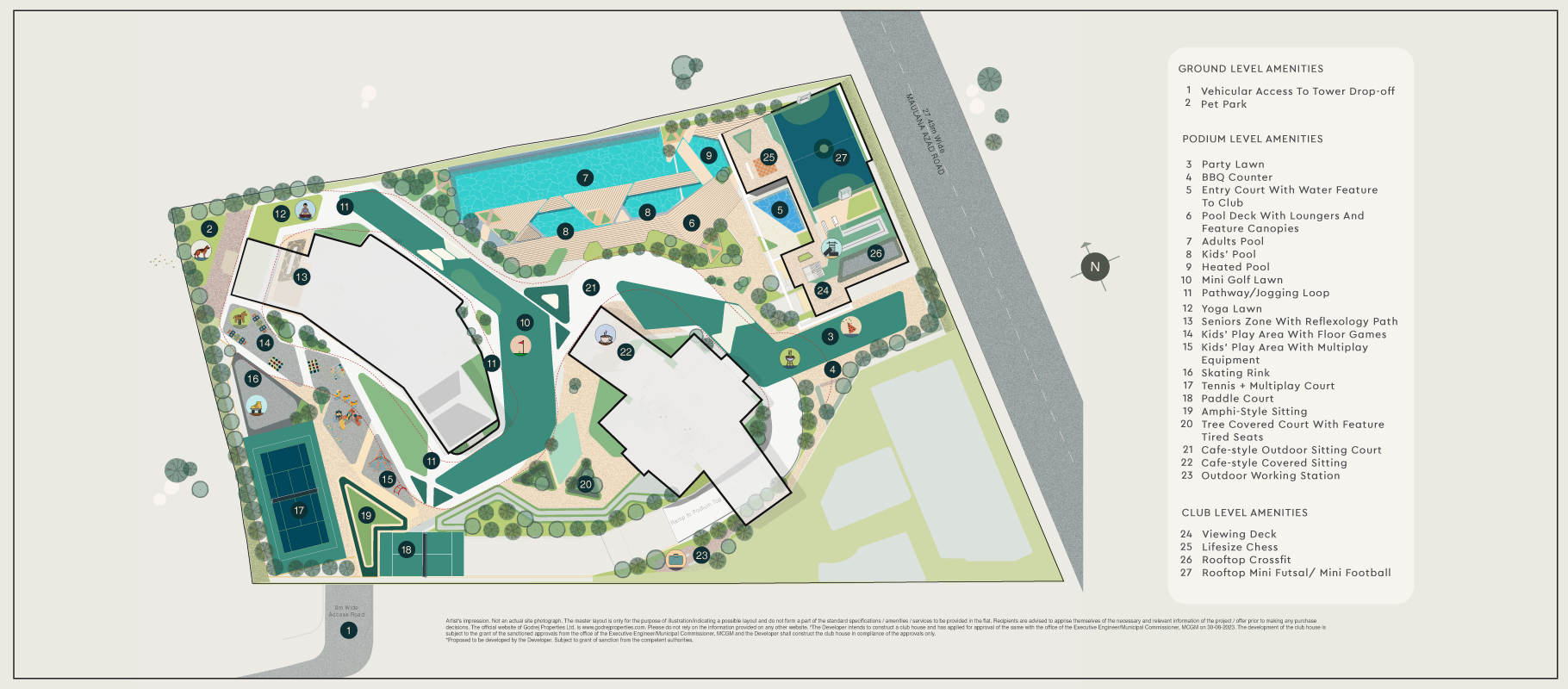 Godrej Avenue Eleven master plan