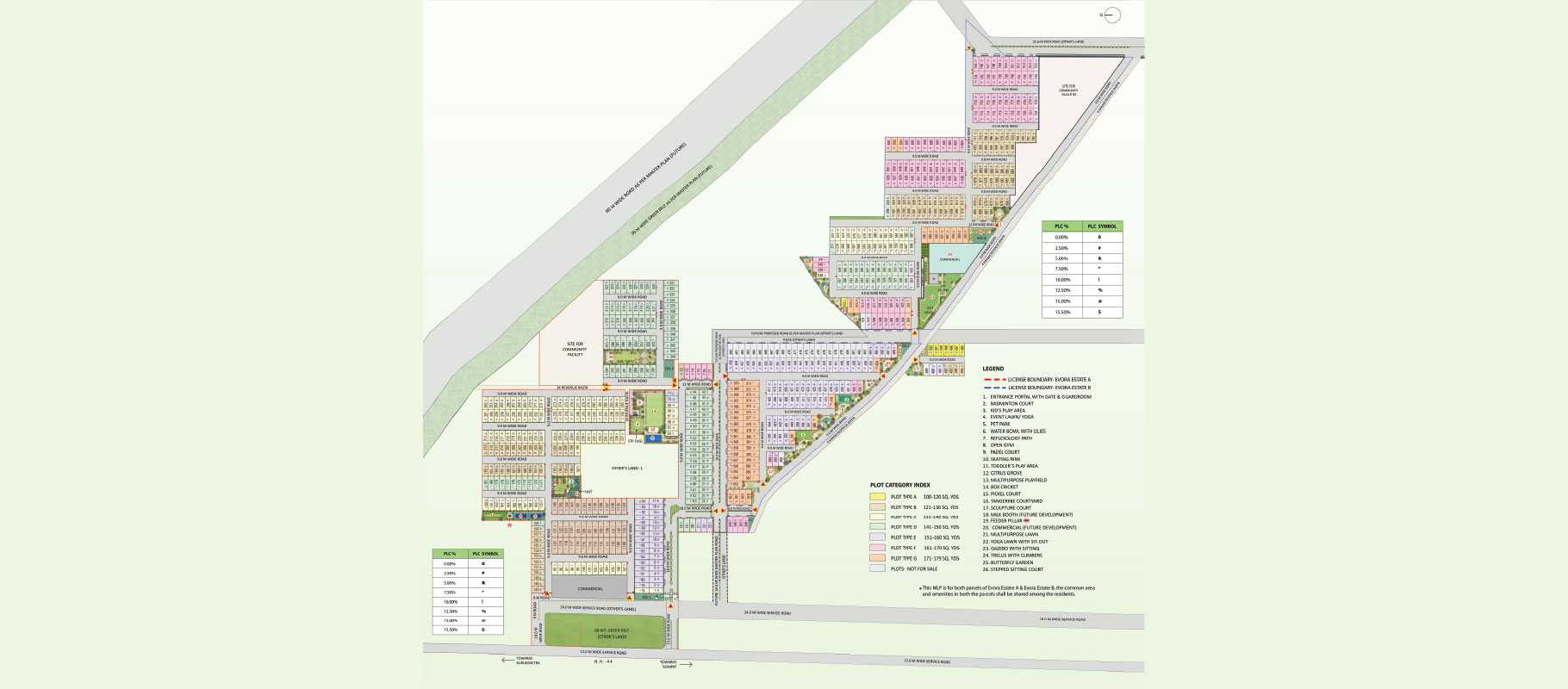 Evora Estate master plan