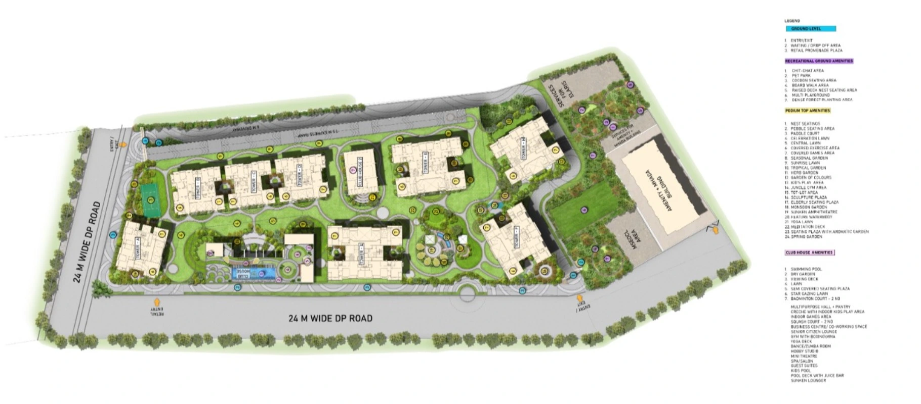 Godrej Elaris master plan