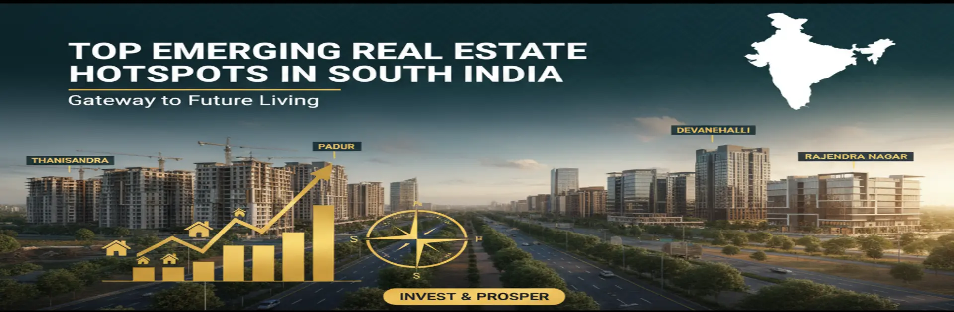 Emerging real estate hotspots in South India 2025