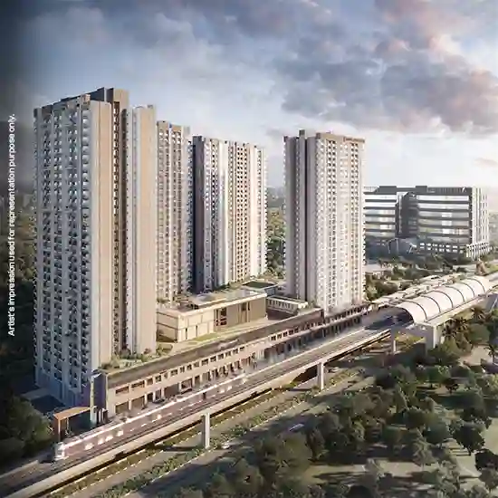 Godrej Emerald Waters, artist's impression